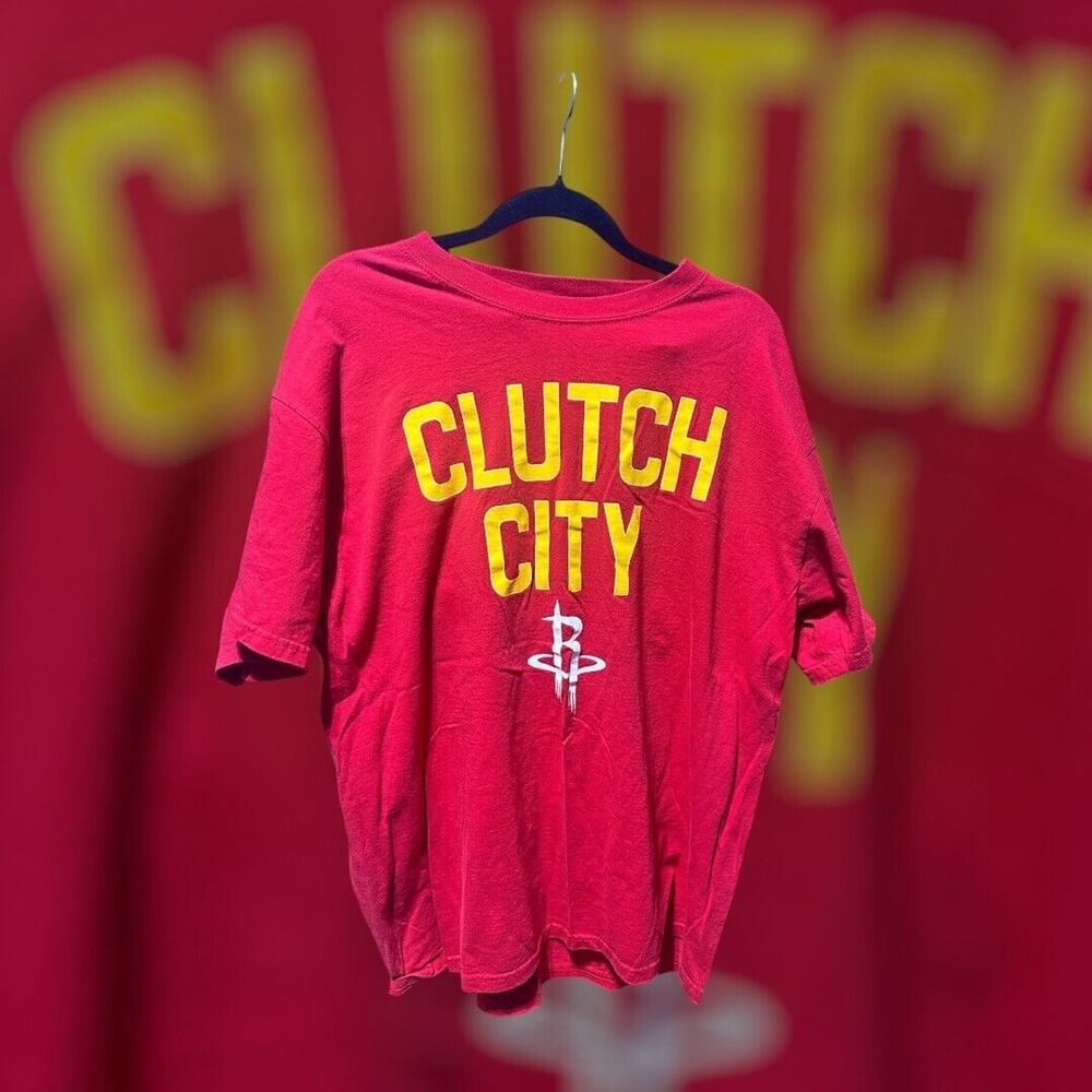 Houston Rockets Clutch City Promo Shirt Size XL